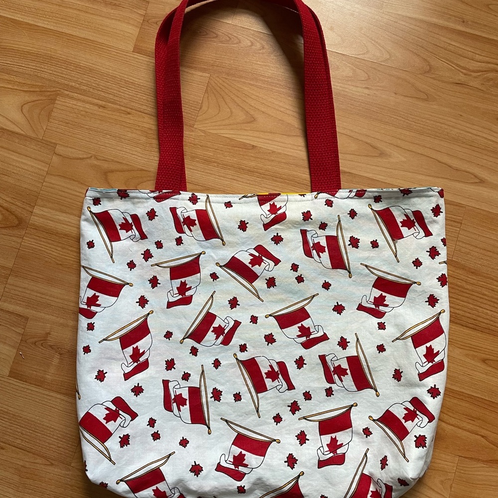 Handmade Vintage Upcycled Reversible Tote Bag - Picture 4 of 5